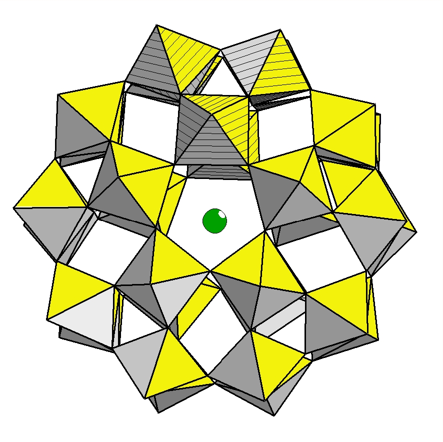 polyhedral view of Preyssler anion